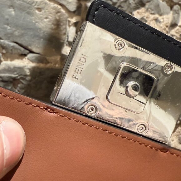 Fendi SS20 Forever Mixed Canvas Crossbody FF Baguette Belt Bag - Picture 9 of 16